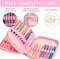 87 Pcs Crochet Hook Set, 19 Sizes 0.5mm-8mm(L), Ergonomic Soft Grip Handles Crochet Needles Kit with Case for Arthritic Hands, Crochet Starter Kit for Beginners Knitting Yarn Lovers